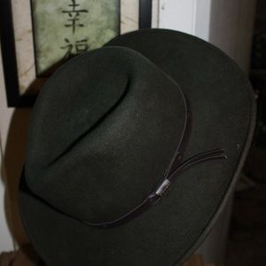 Pine Green Wool Hat
